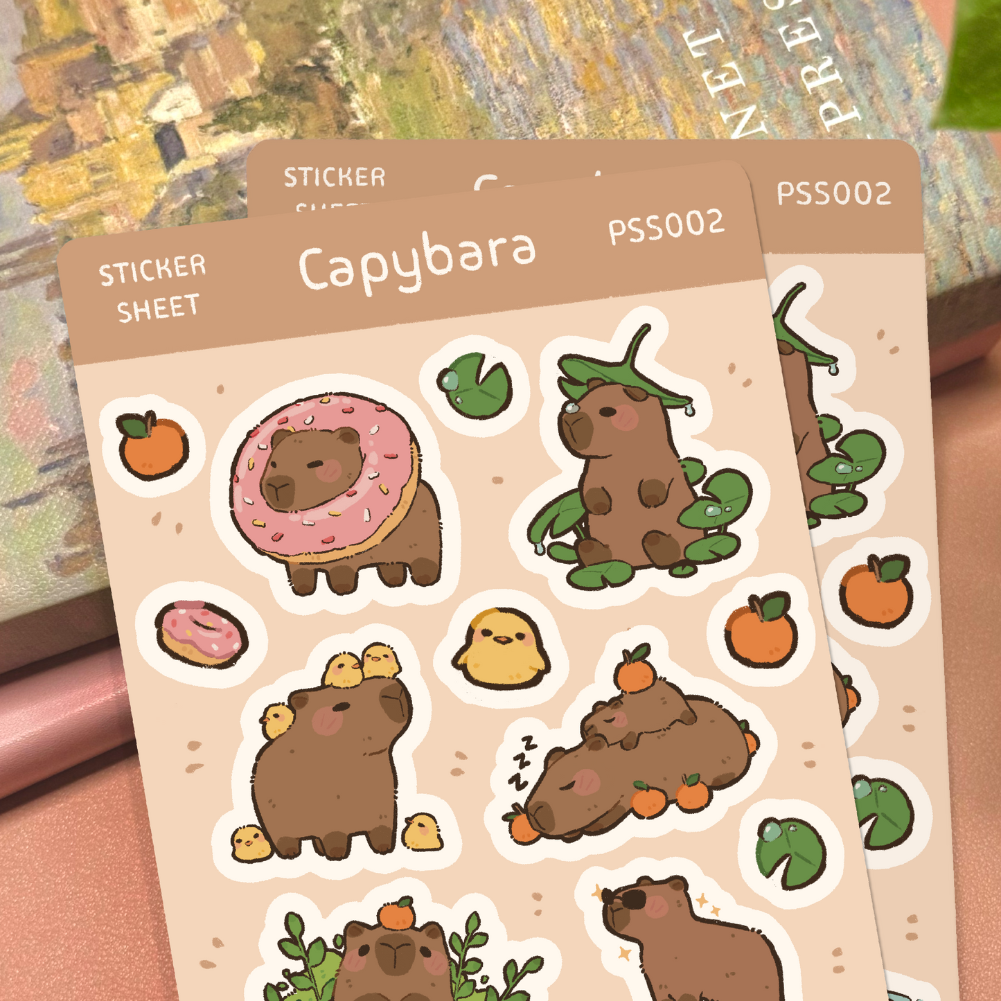 Capybara Sticker Sheet