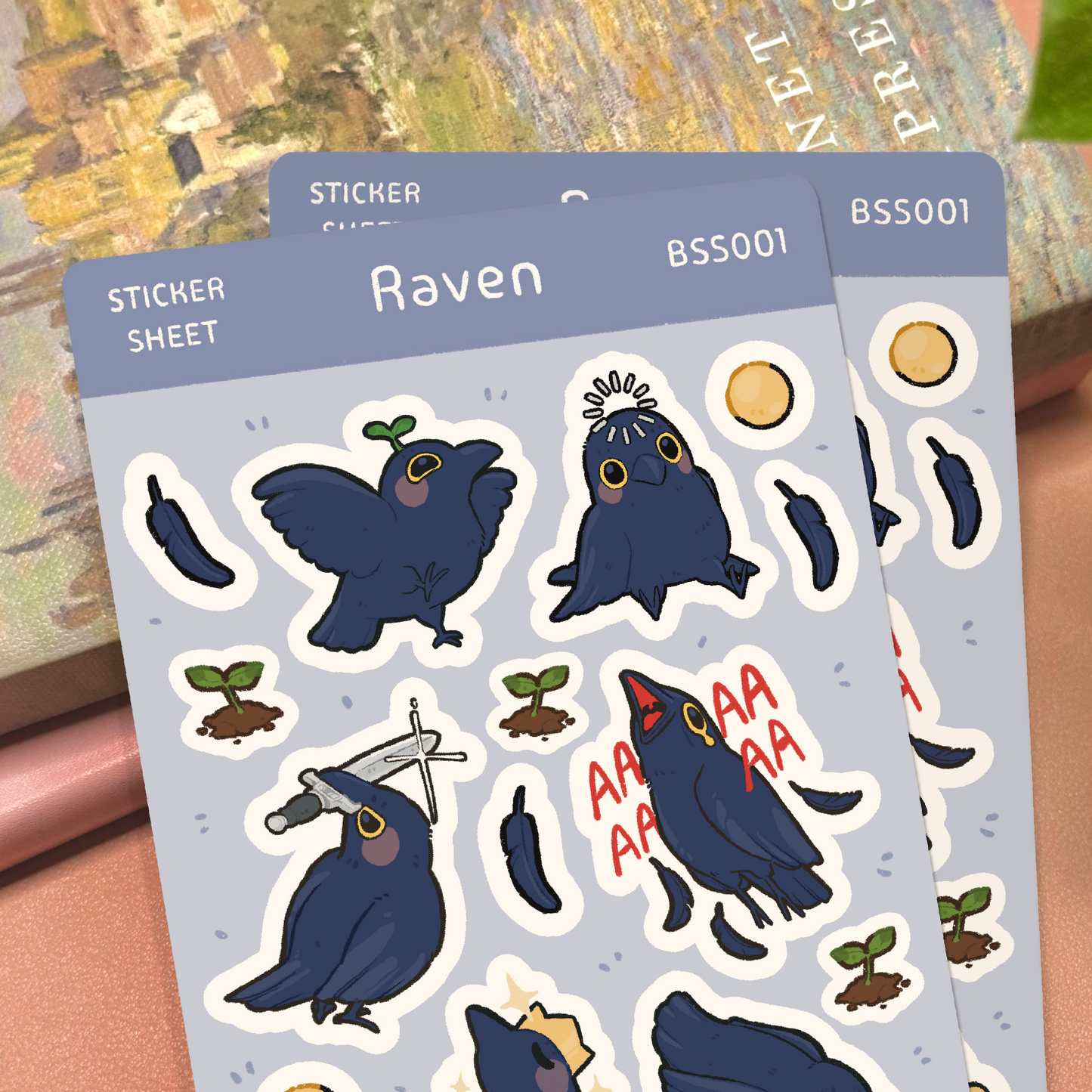 Raven Sticker Sheet