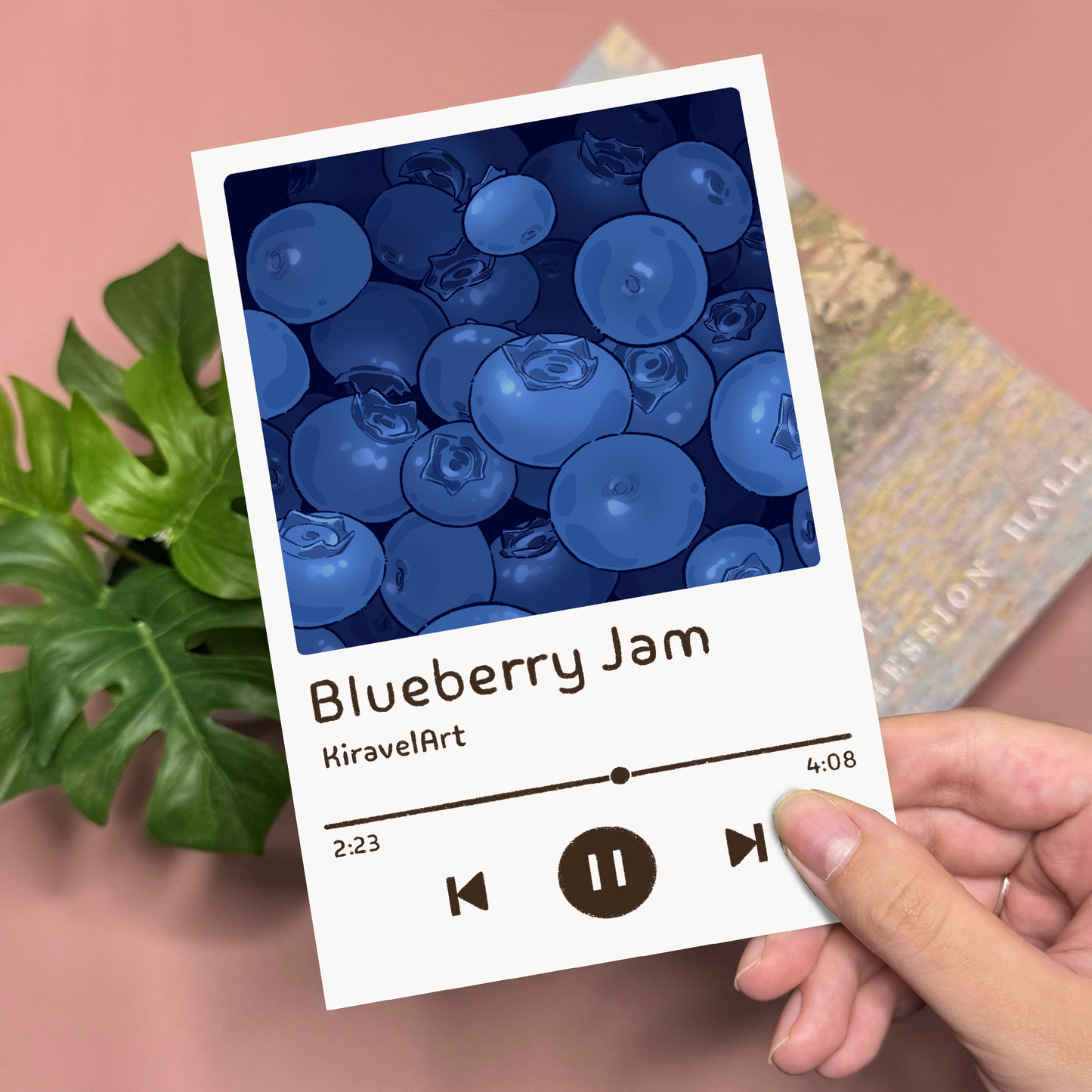 Blueberry Jam Art Print