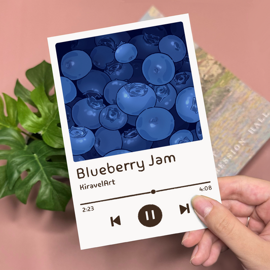 Blueberry Jam Art Print