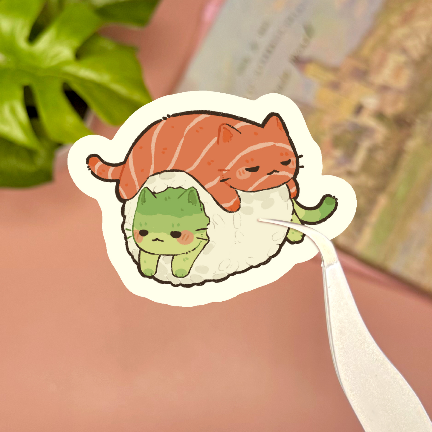 Sushi Cat Sticker Sheet