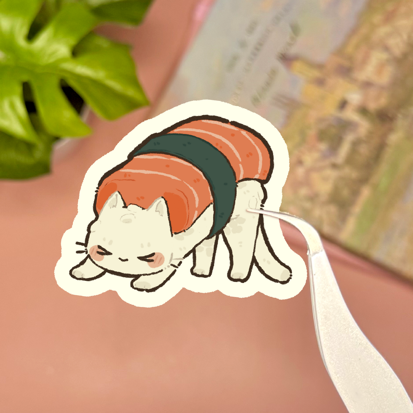 Sushi Cat Sticker Sheet