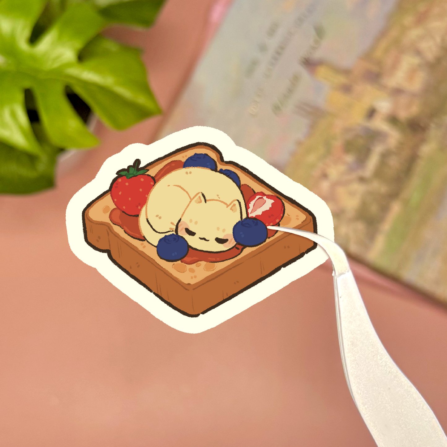 Bread Cat Sticker Sheet