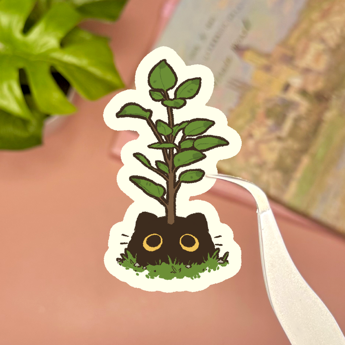Plant Cat Sticker Sheet