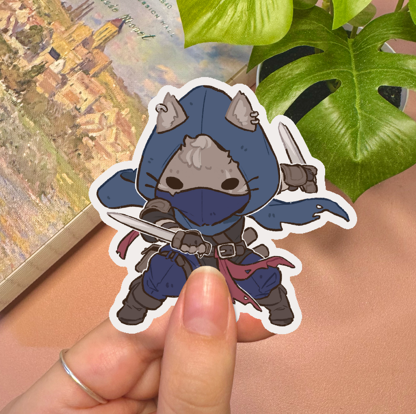 DND Rogue Cat Vinyl Sticker