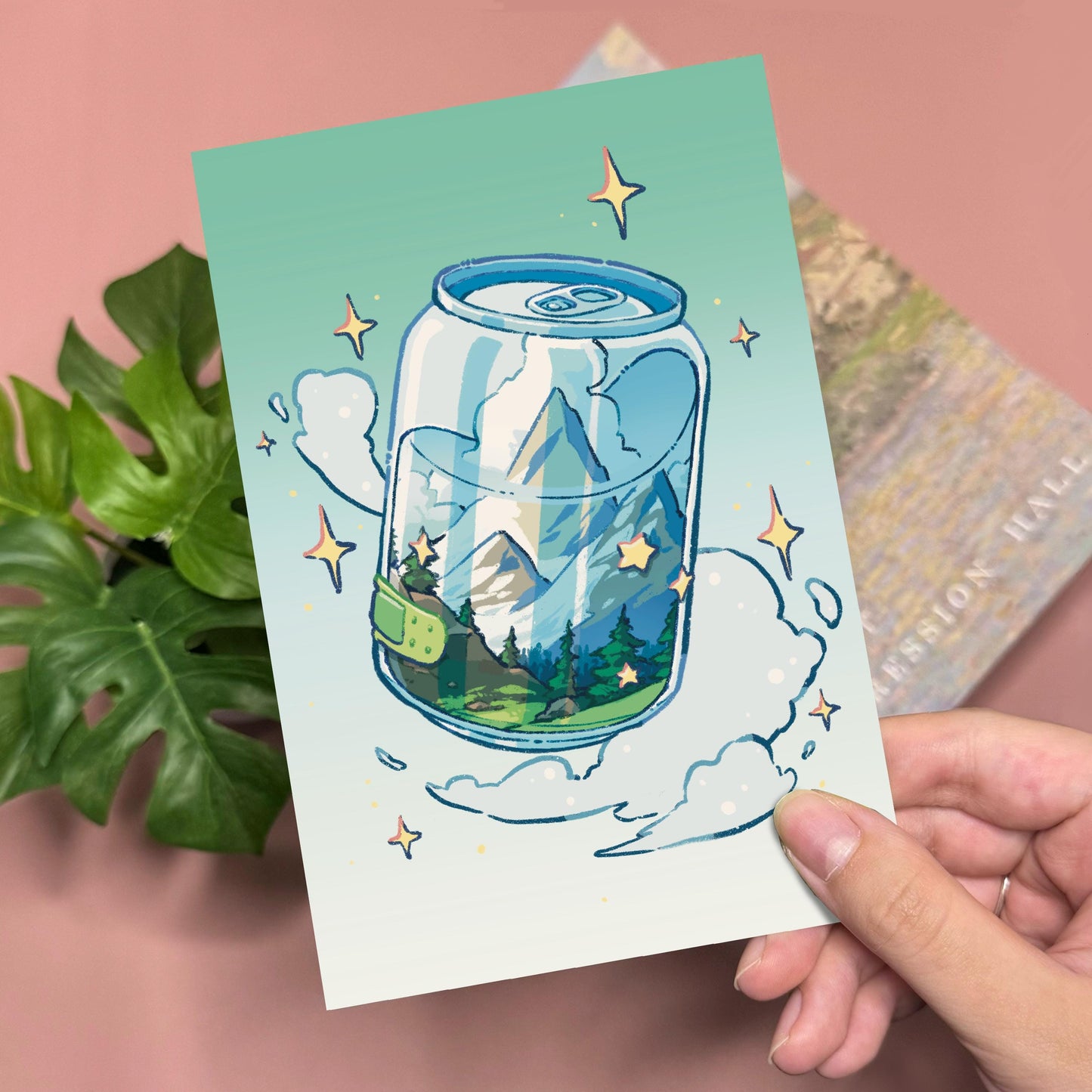 Mountain Day Aesthetic Art Print