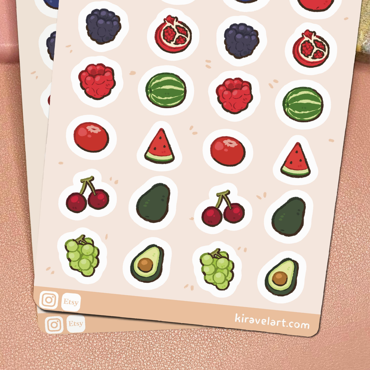 Fruit Mini Sticker Sheet