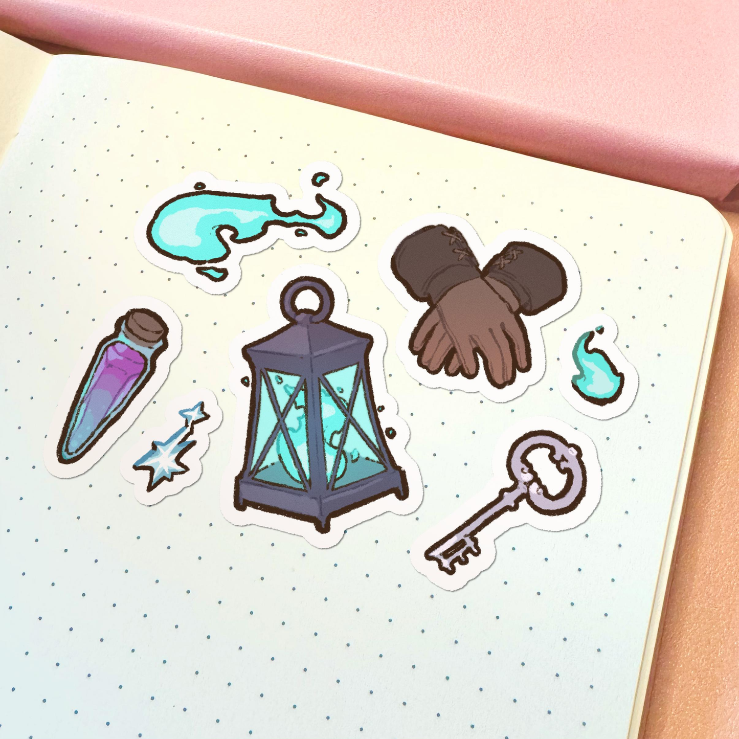 RPG Sorcerer Sticker Sheet