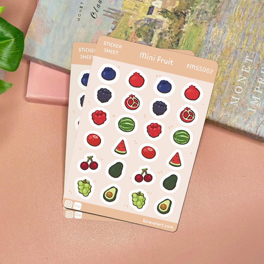 Fruit Mini Sticker Sheet