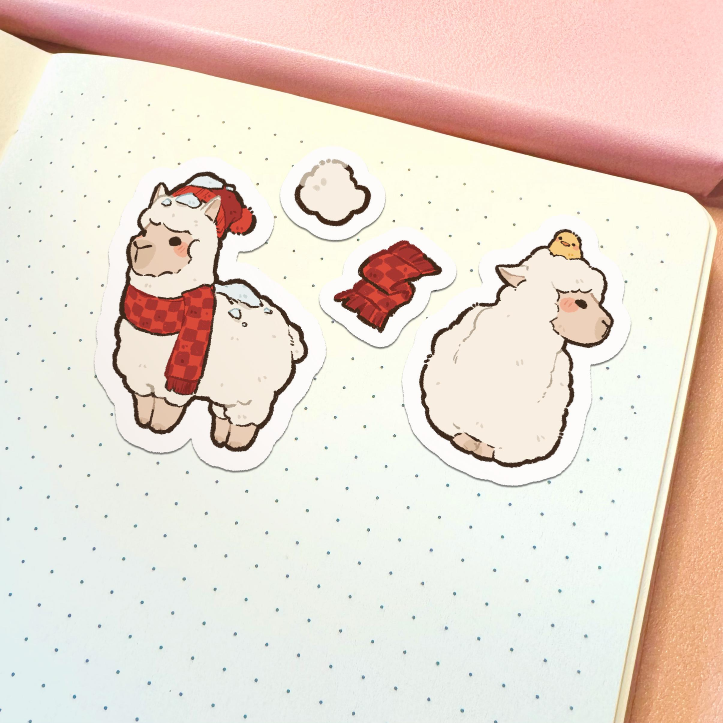 Llama Sticker Sheet