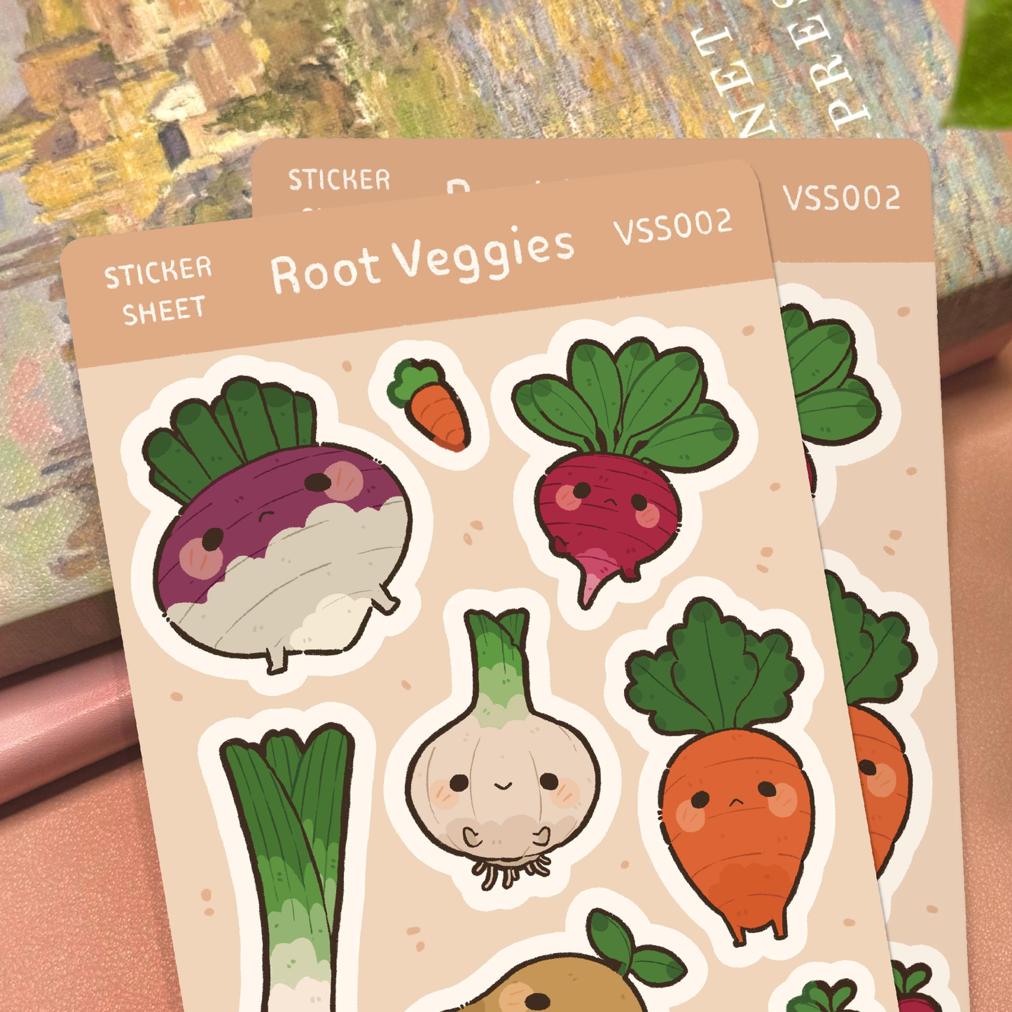 Root Veggies Sticker Sheet