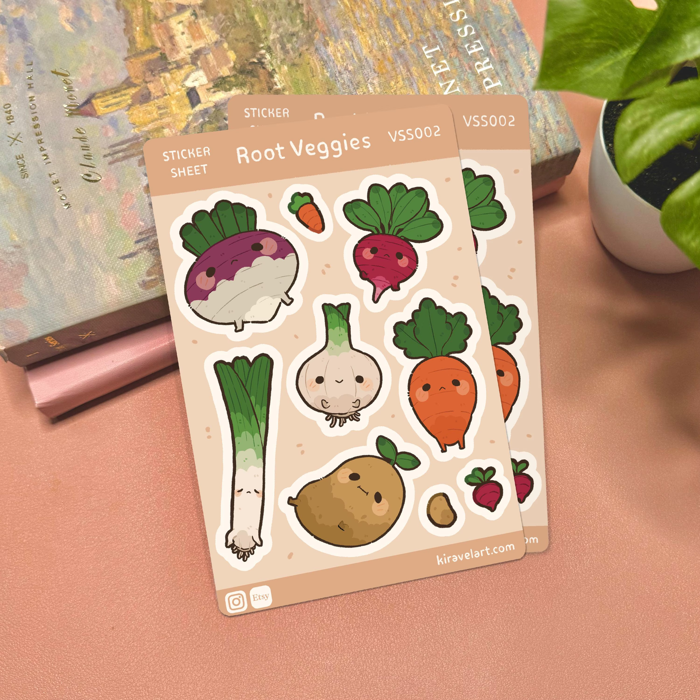 Root Veggies Sticker Sheet