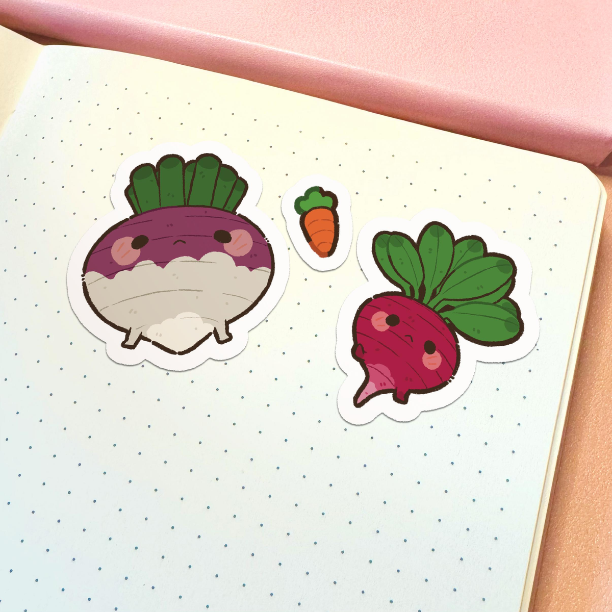 Root Veggies Sticker Sheet